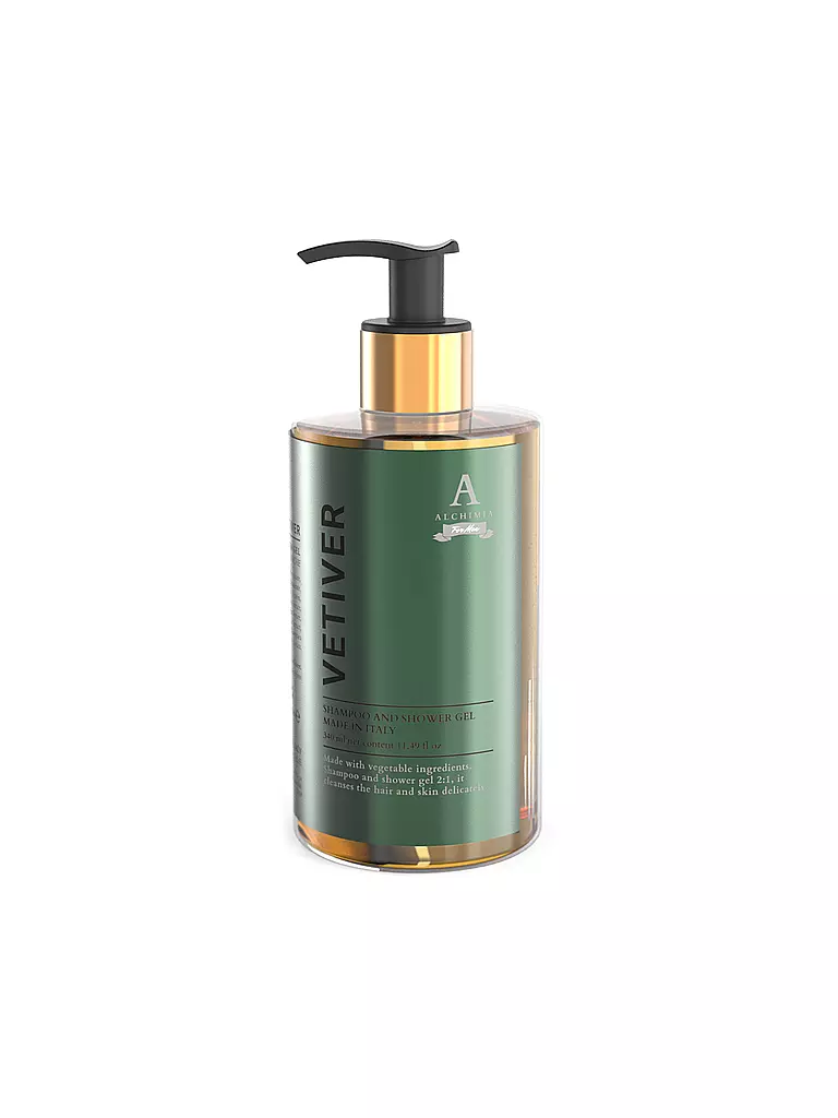 ALCHIMIA SOAP | Duschgel VETIVER 350ml | grau