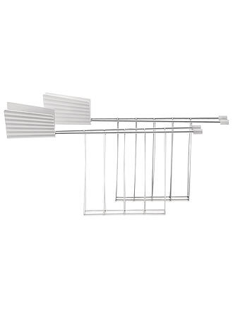 ALESSI | Sandwichzange Plisse 2er Weiss MDL08RACKW