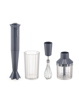 ALESSI | Stabmixer Set PLISSE 5tlg  TH. Harz/Grau