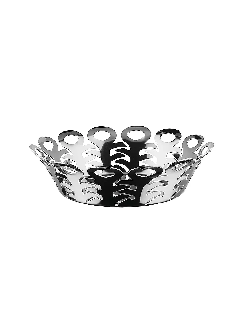 ALESSI | Korbschale VIMINI 22cm Edelstahl  | silber