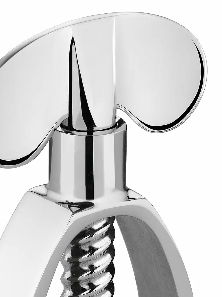 ALESSI | Nussknacker Farfalla 11cm Edelstahl / Weiss | silber