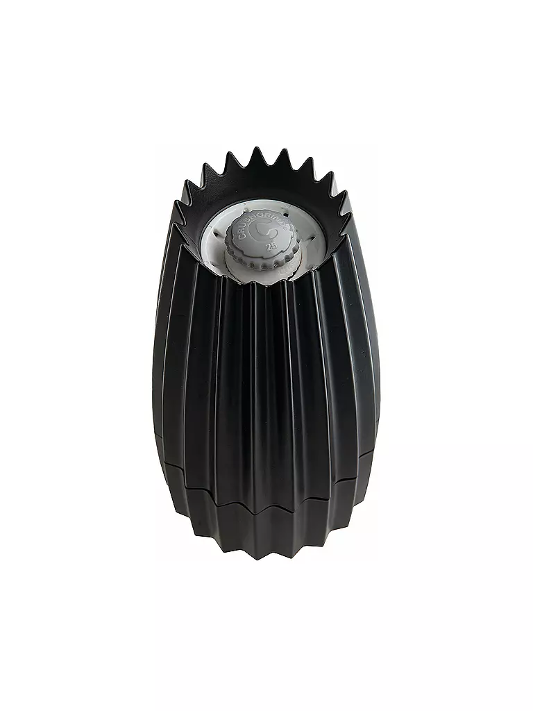 ALESSI | Salz/Pfeffer Mühle Grind 14,2cm Gussaluminium/Schwarz | schwarz