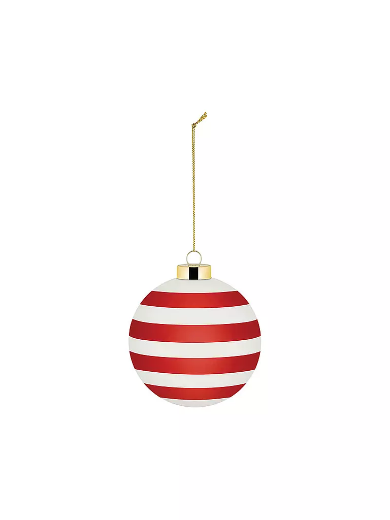 ALESSI | Weihnachtskugel DELIGHT 9cm Rot / Weiss | rot