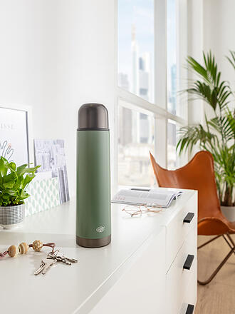 ALFI | Isolierflasche - Thermosflasche 0,75l ISOTHERM ECO Pastel Forest