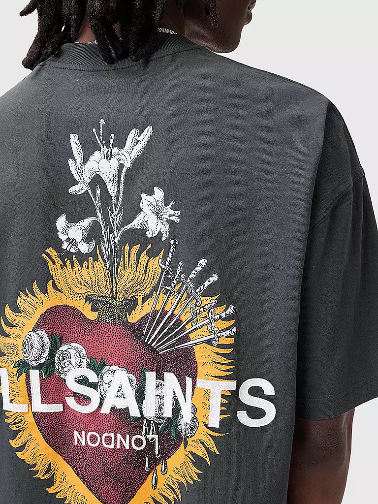 ALLSAINTS | T-Shirt HEARTFELT | schwarz