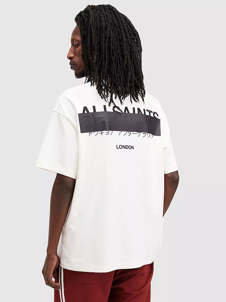 ALLSAINTS | T-Shirt Oversized Fit REDACT | schwarz