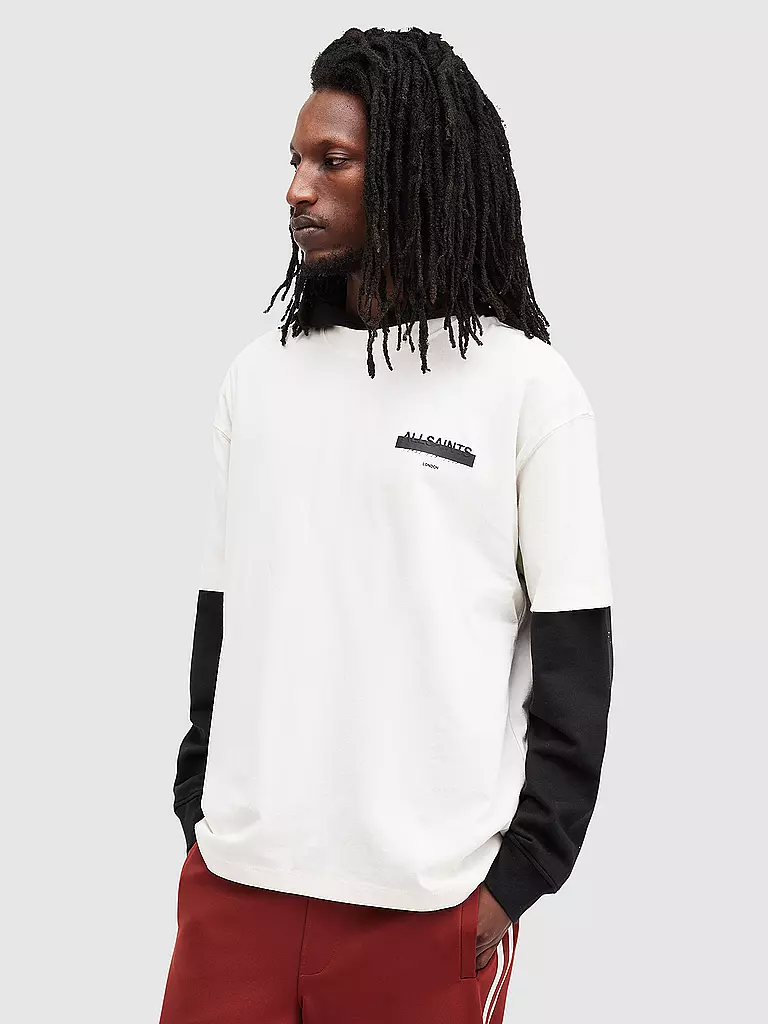 ALLSAINTS | T-Shirt Oversized Fit REDACT | weiss