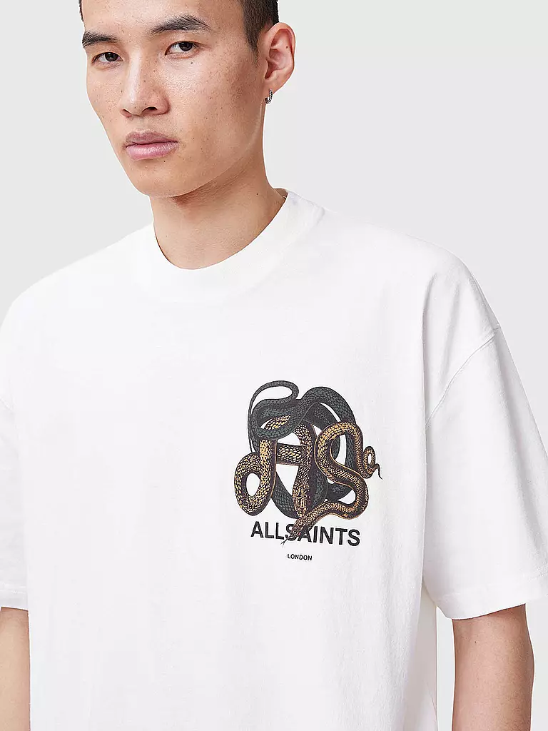 ALLSAINTS | T-Shirt RETICULATE | weiss