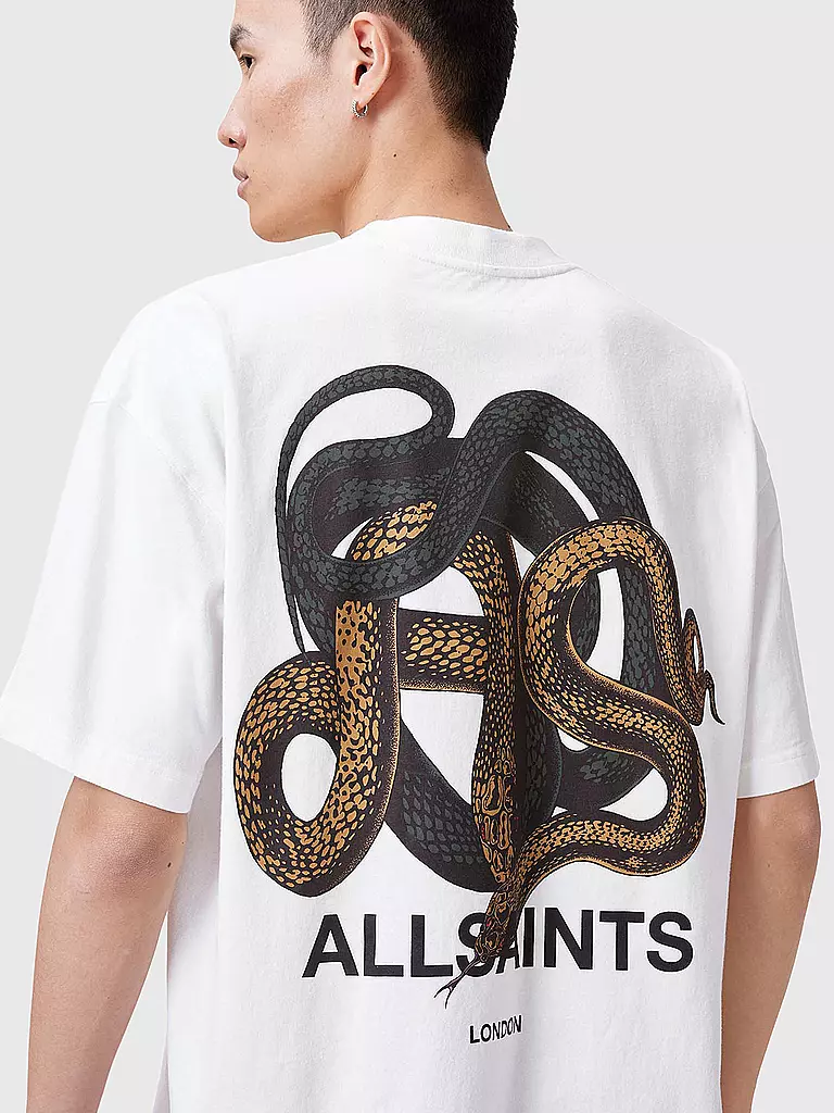 ALLSAINTS | T-Shirt RETICULATE | weiss