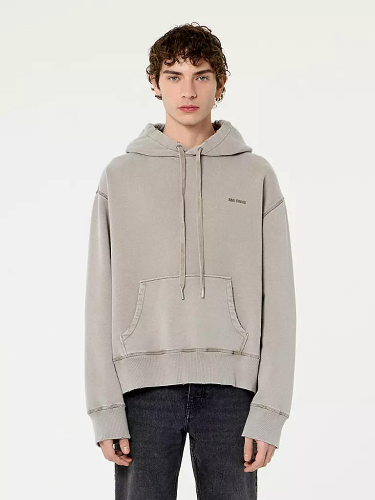 AMI PARIS | Kapuzensweater - Hoodie | hellgrau