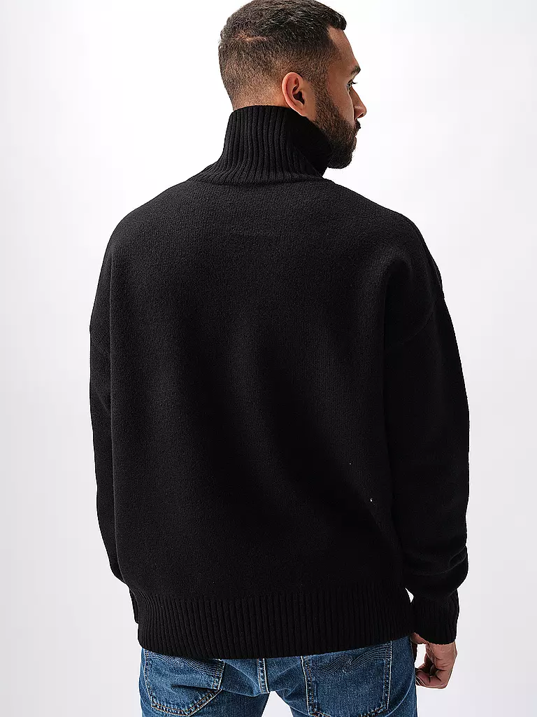 AMI PARIS | Rollkragenpullover | schwarz