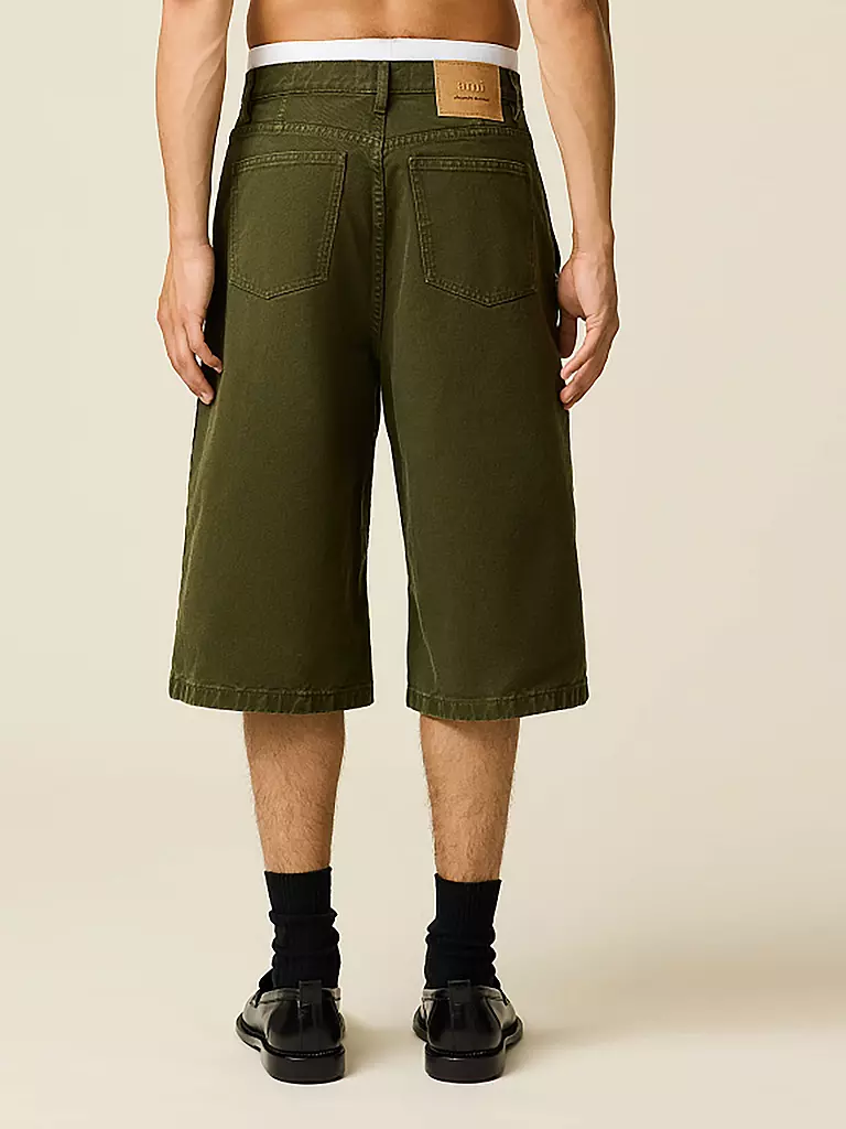 AMI PARIS | Shorts Wide Fit | olive