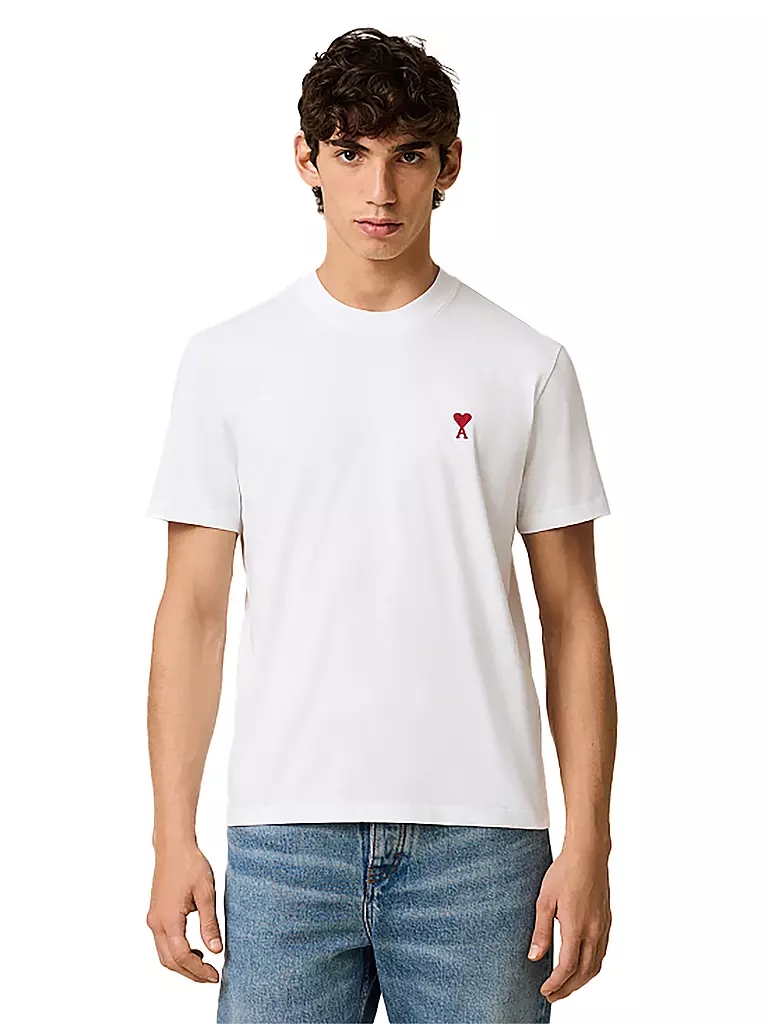 AMI PARIS | T-Shirt CLASSIC | weiss