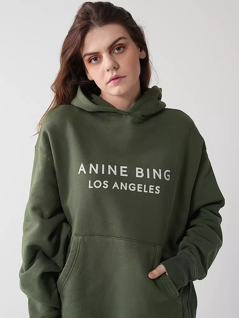 ANINE BING | Kapuzensweater - Hoodie ALTO | olive