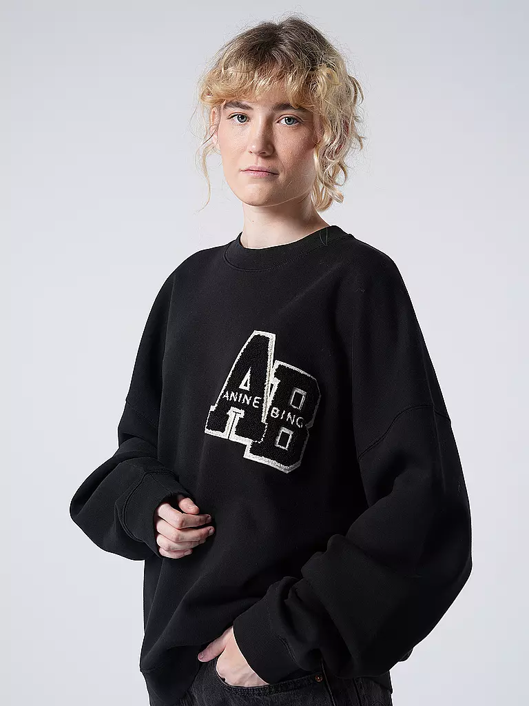 ANINE BING | Sweatshirt MILES | schwarz