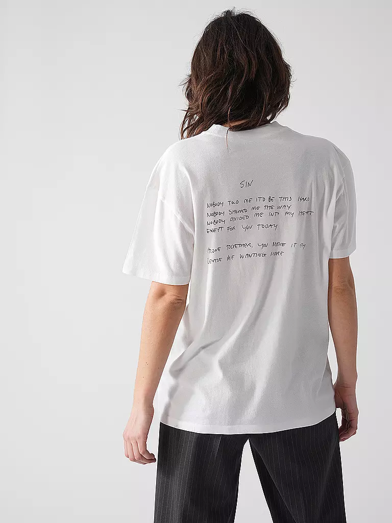 ANINE BING | T-Shirt WALKER | weiss