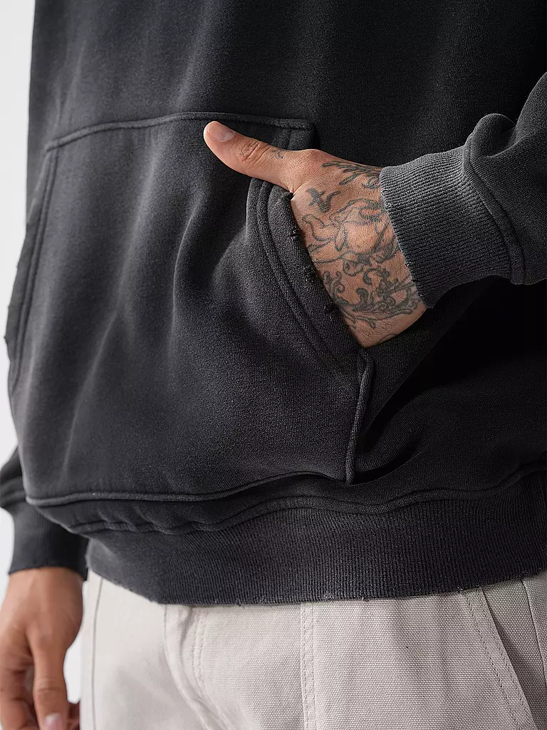 ANOTHER COTTON LAB | Kapuzensweater - Hoodie Oversized Fit OFFLINE LUXURY | schwarz