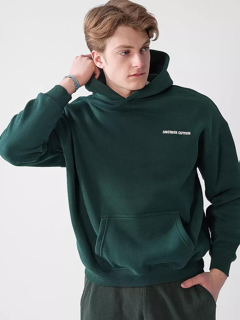 ANOTHER COTTON LAB | Kapuzensweater - Hoodie | dunkelgrün