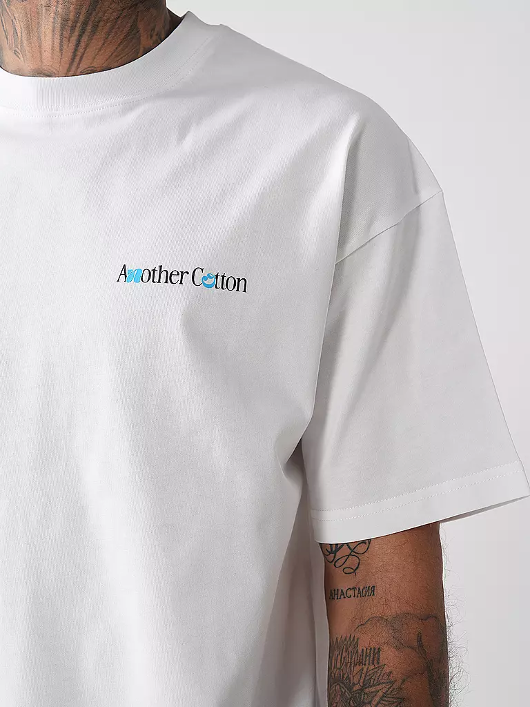 ANOTHER COTTON LAB | T-Shirt Oversized Fit IT WILL BE ALRIGHT | weiss