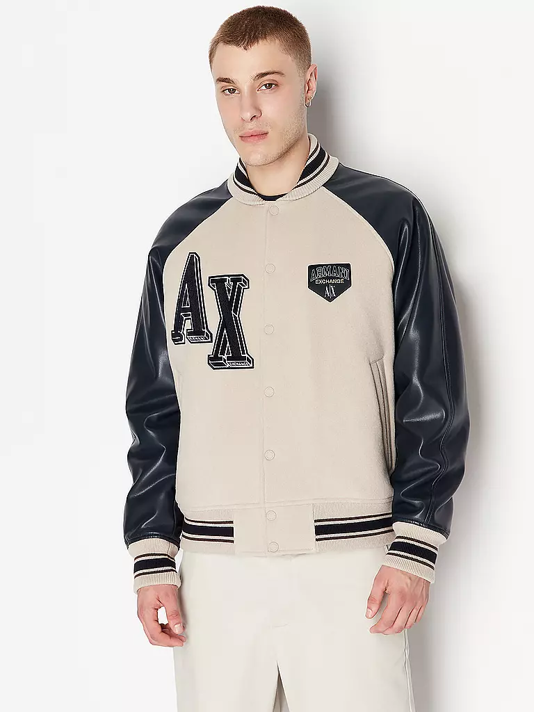 ARMANI EXCHANGE | College Jacke | beige