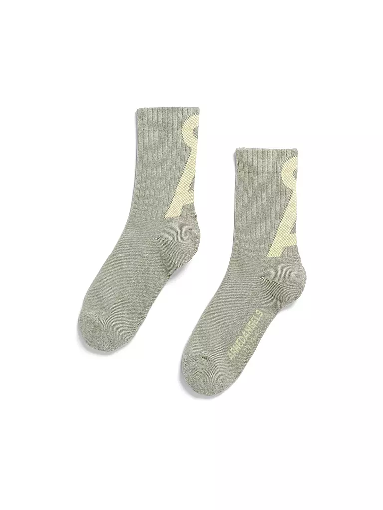 ARMEDANGELS | Socken SAAMUS seagreen-early yellow | hellgrün