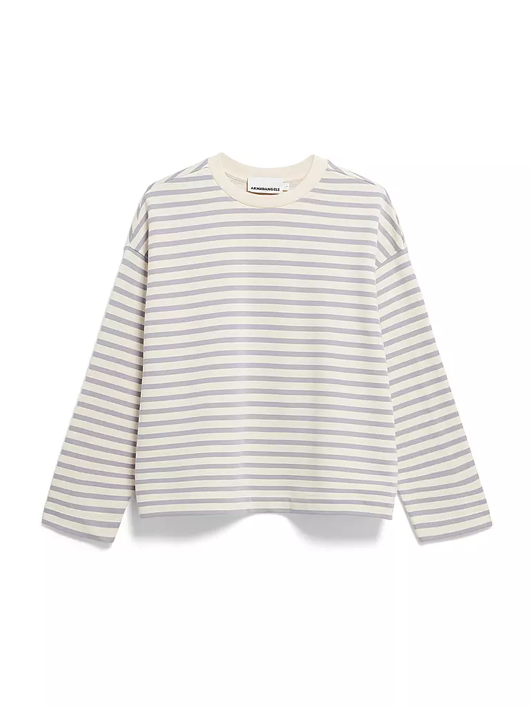 ARMEDANGELS | Sweater Oversized Fit FRANKAA  STRIPES | creme