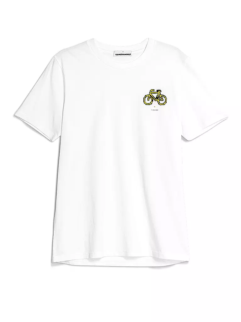 ARMEDANGELS | T-Shirt JAAMES I LIKE BIKE | weiss