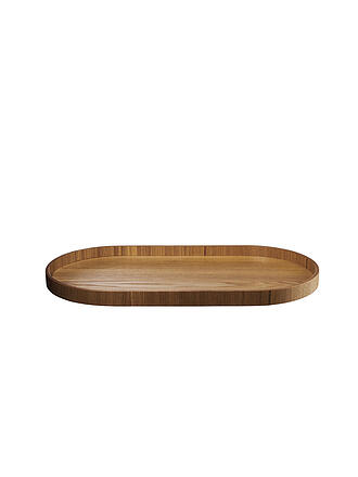 ASA SELECTION | Holztablett oval 44x22,5cm Weidenholz  Braun