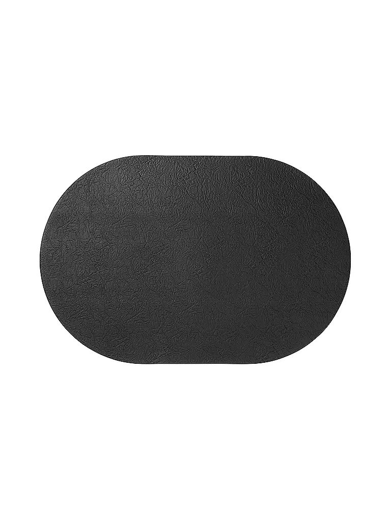 ASA SELECTION | Tischset oval 49,5 x 33cm Onyx | schwarz