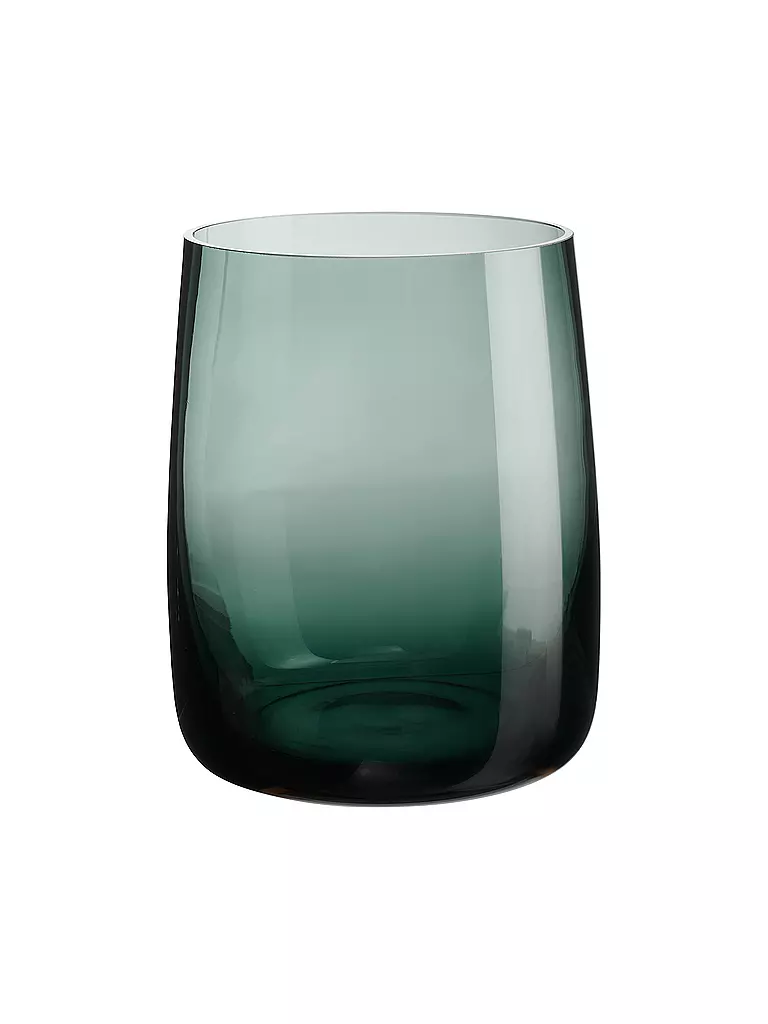 ASA SELECTION | Vase - Windlicht AJANA 18cm Green | dunkelgrün