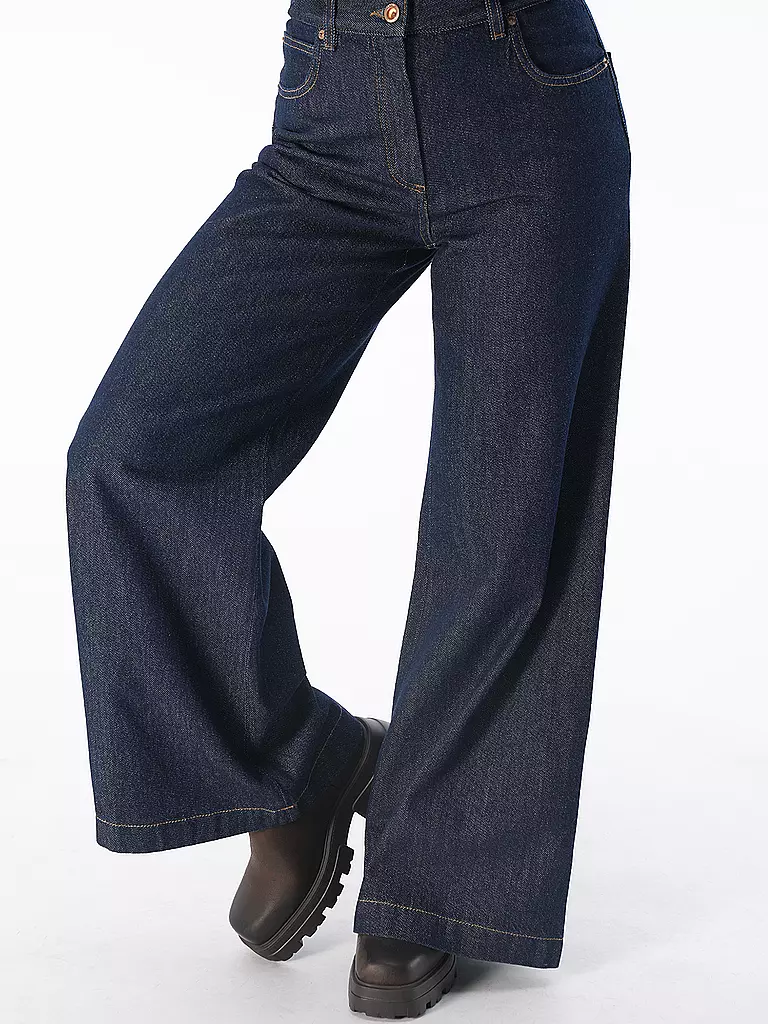 ASPESI | Jeans Flared Fit | dunkelblau