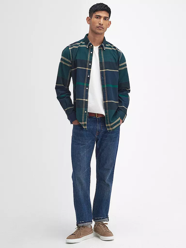 BARBOUR | Flanellhemd  | dunkelblau