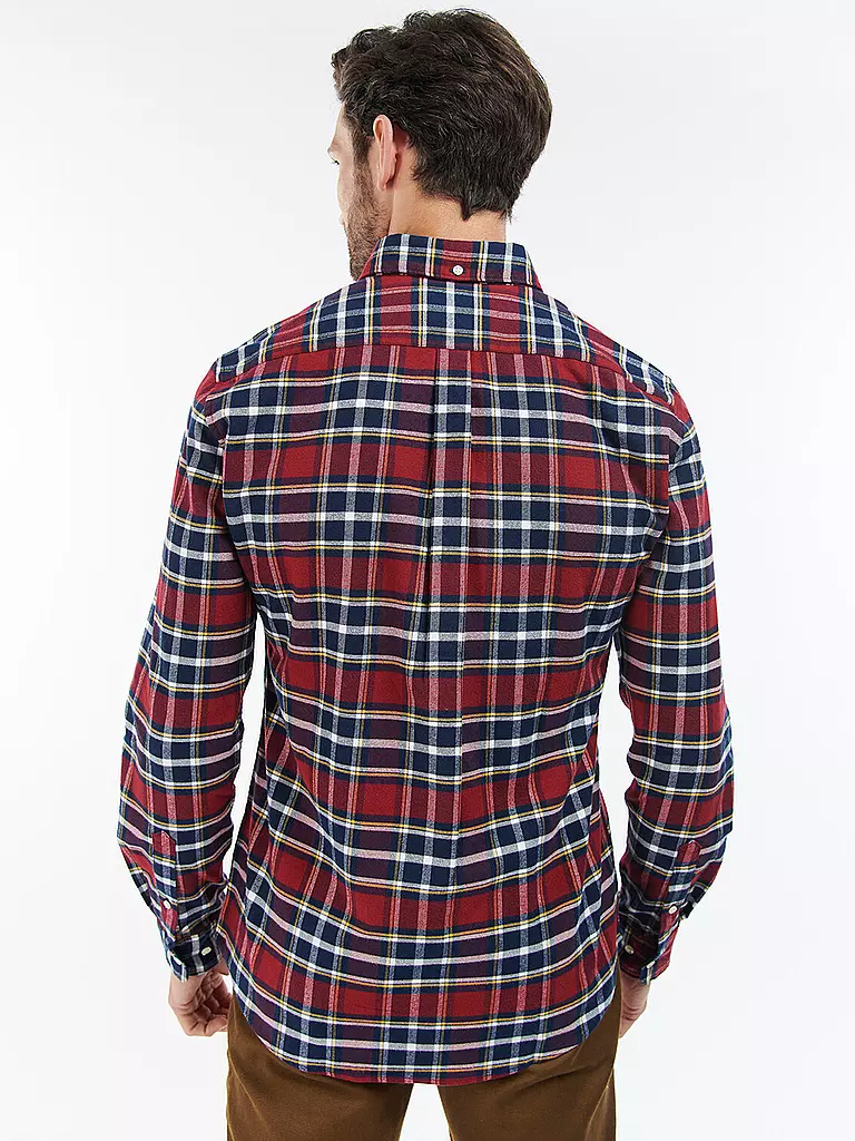 BARBOUR | Flanellhemd Slim Fit BEDSOM | grau