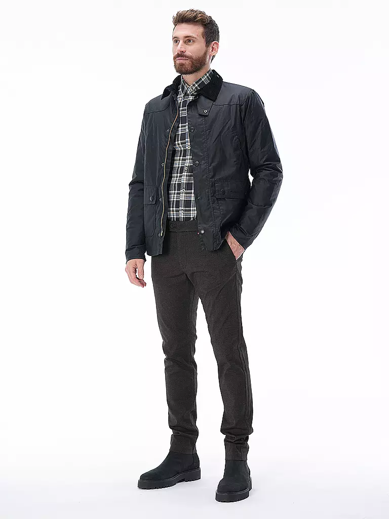 BARBOUR | Jacke REELIN WAX | dunkelblau