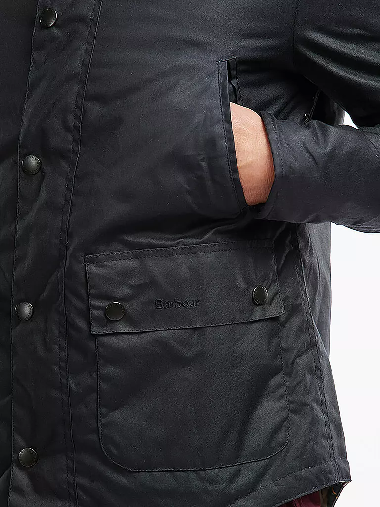 BARBOUR | Jacke REELIN WAX | dunkelblau