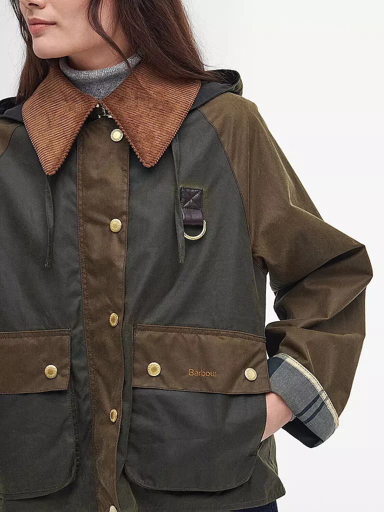 BARBOUR | Jacke REIGHTON WAX | olive