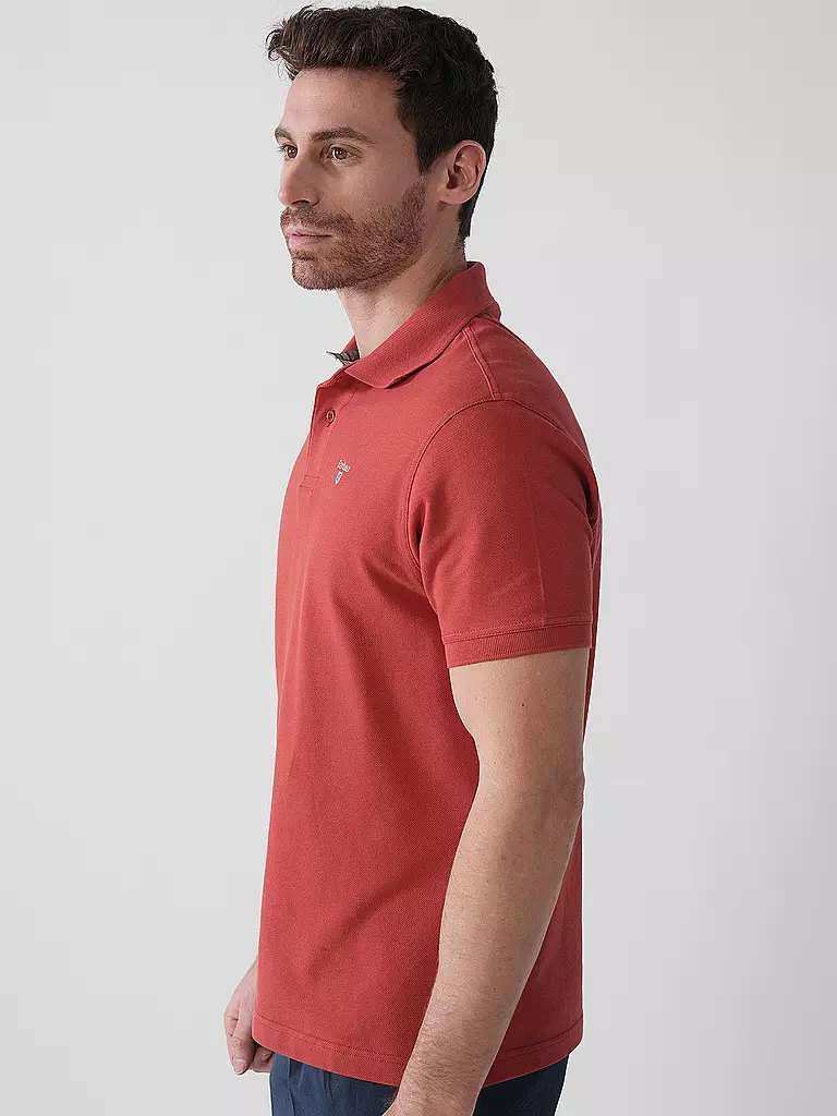 BARBOUR | Poloshirt Regular Fit | rot