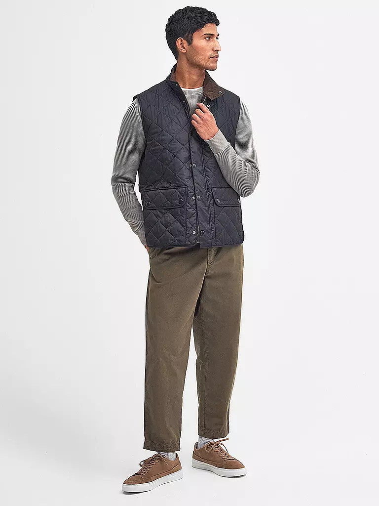 BARBOUR | Steppgilet LOWERDALE | dunkelblau