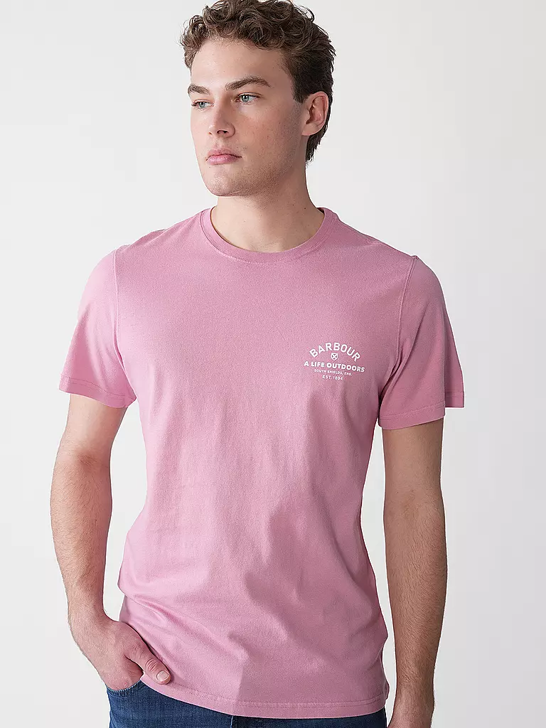 BARBOUR | T-Shirt  | rosa