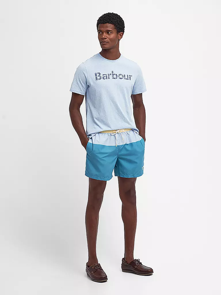 BARBOUR | T-Shirt KILNWICK | hellblau