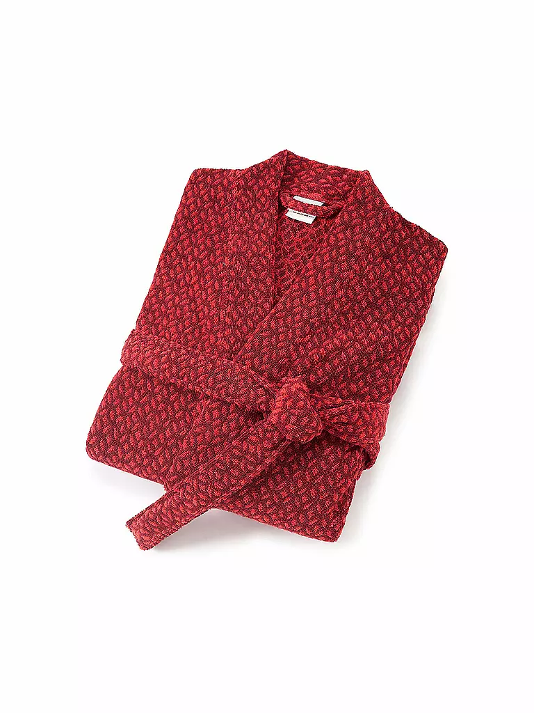 BASSETTI | Unisex Bademantel PALLAVICINO Rot  | rot