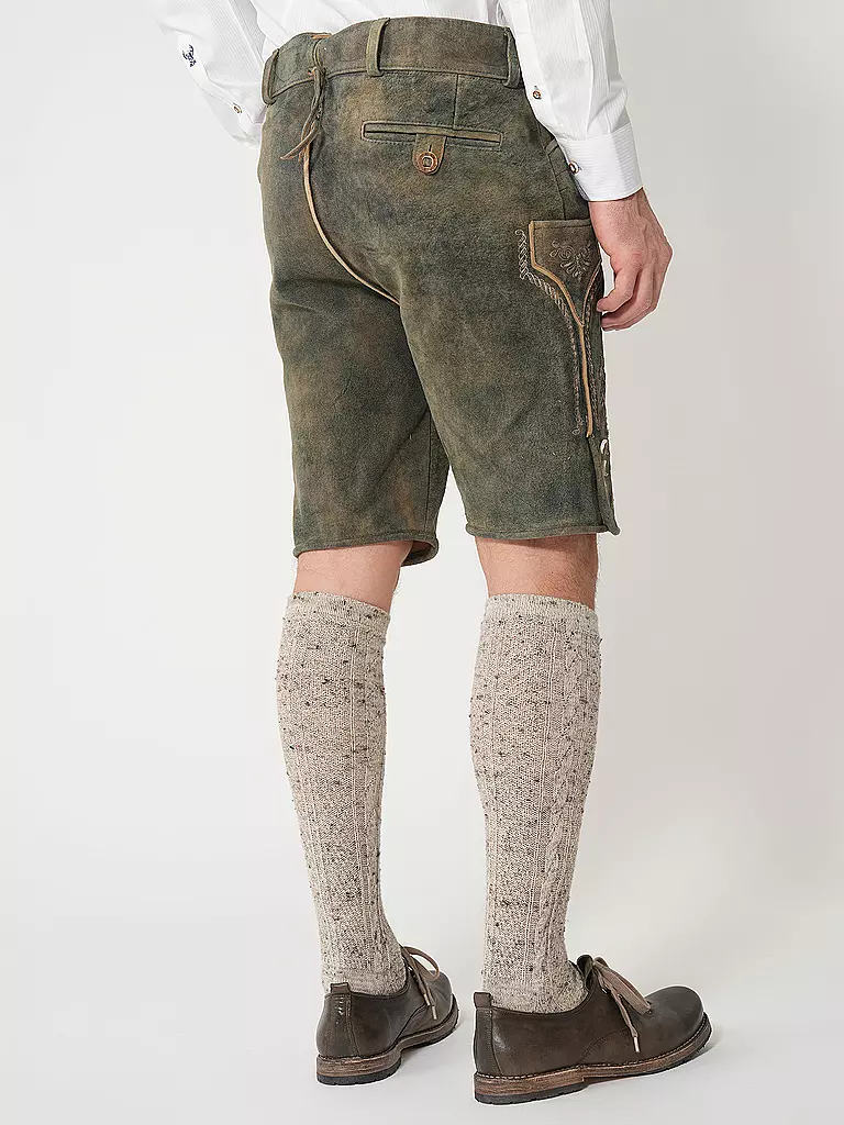 BECKERT | Lederhose FLACHAU | braun