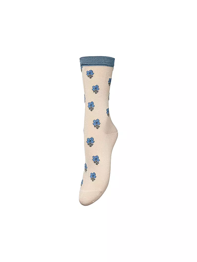 BECKSÖNDERGAARD | Damen Socken LEAVY VISCA Cement Beige | beige