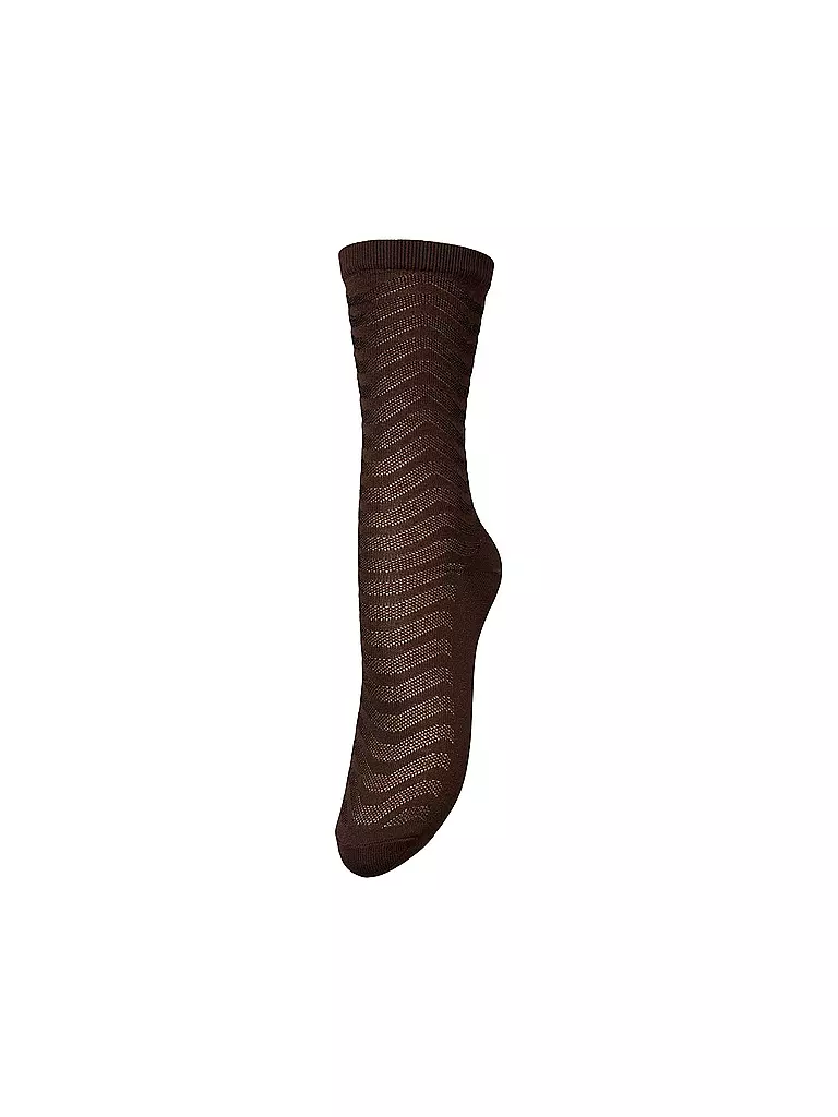 BECKSÖNDERGAARD | Damen Socken MINA Hot Fudge Brown  | braun