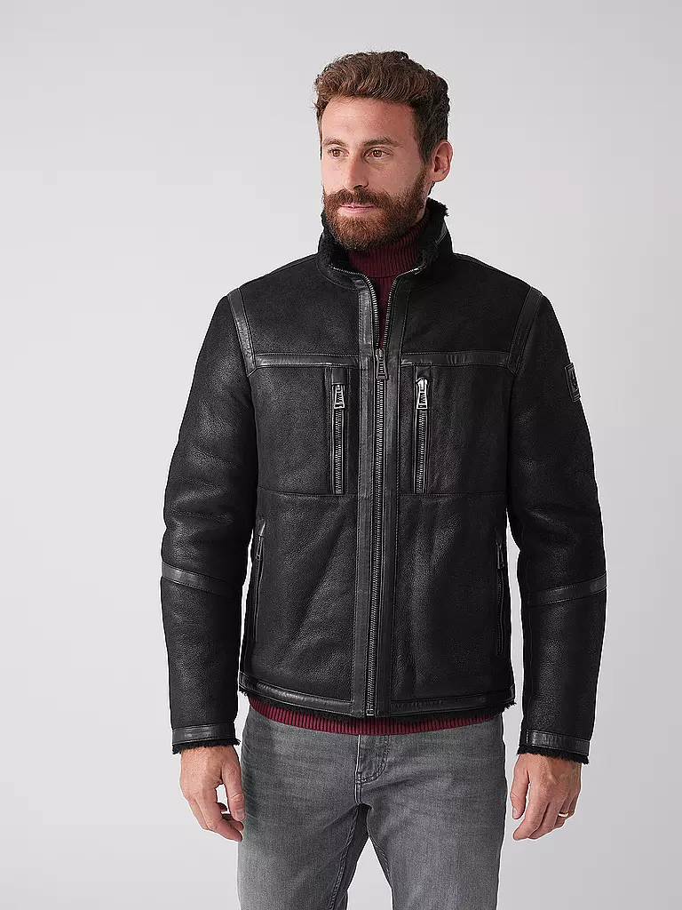 BELSTAFF | Lederjacke | schwarz