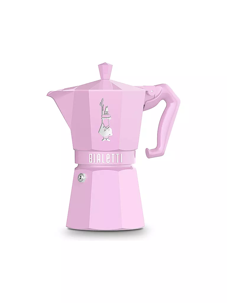 BIALETTI | Espressokocher EXCLUSIVE MOKA 3 Tassen Rosa | rosa