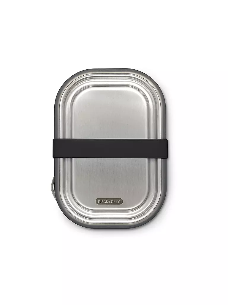 BLACK+BLUM | Lunchbox Gross 1l Schwarz/Edelstahl  | schwarz