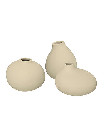 BLOMUS | Set Keramik Vasen NONA 3-teilig Vanilla