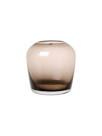 BLOMUS | Glas Vase LETA Small 11cm Coffee