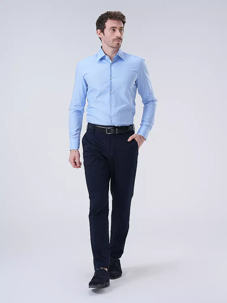 BOSS | Hemd Slim Fit HANK  | hellblau